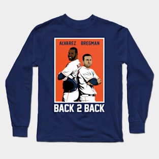 Yordan Alvarez & Alex Bregman Back 2 Back Long Sleeve T-Shirt